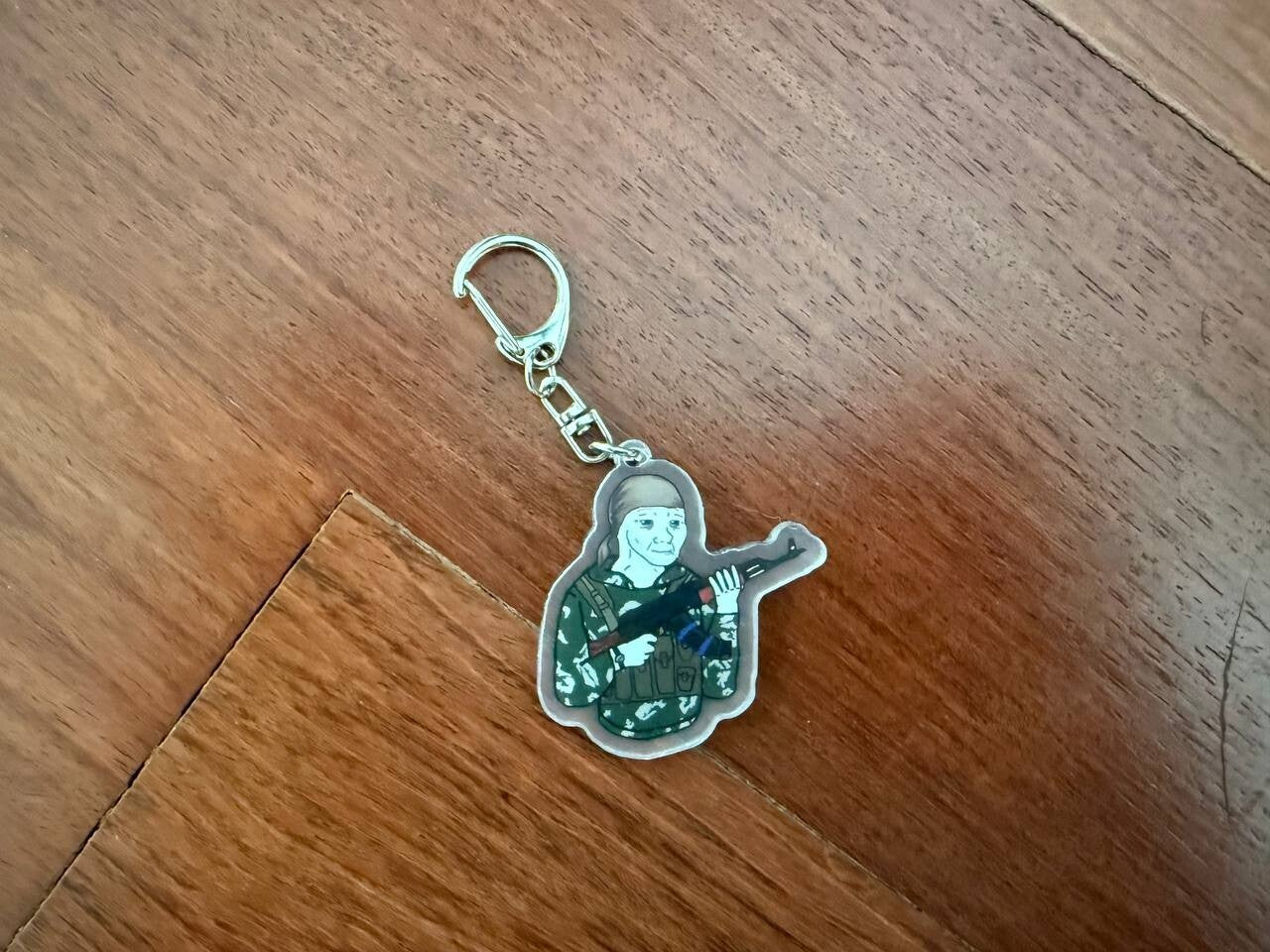 Meme Tactical Soldier Keychain - Easy Attachment to Keys or Gear