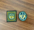 Set of 2 Russian FSB Badges - Sword and Wings - Military Patches Bundle