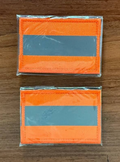Orange Military Patch Identification Set (2 Pieces) - Russian Army, FSB, SSO