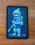 Winter Soldier Chibi Character Russian Military Patch by Korpus Vyshivaniya