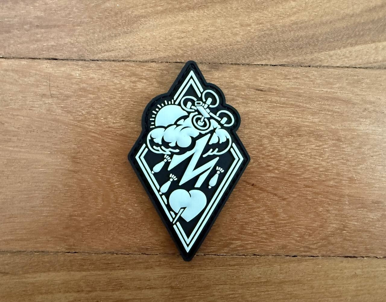 Military Drone Badge Diamond Shaped - Russian Tactical Military Patch