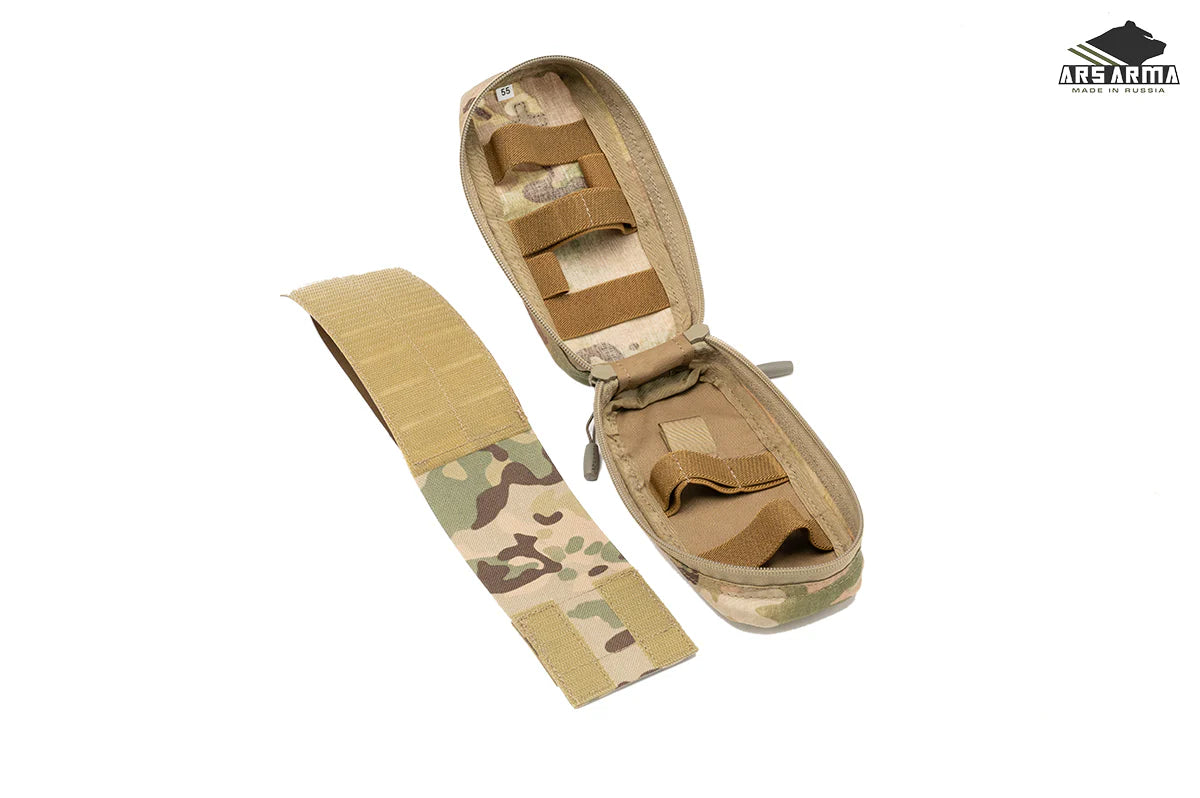 Russian Ars Arma A-17 Narrow Detachable Medical Pouch - Multicam