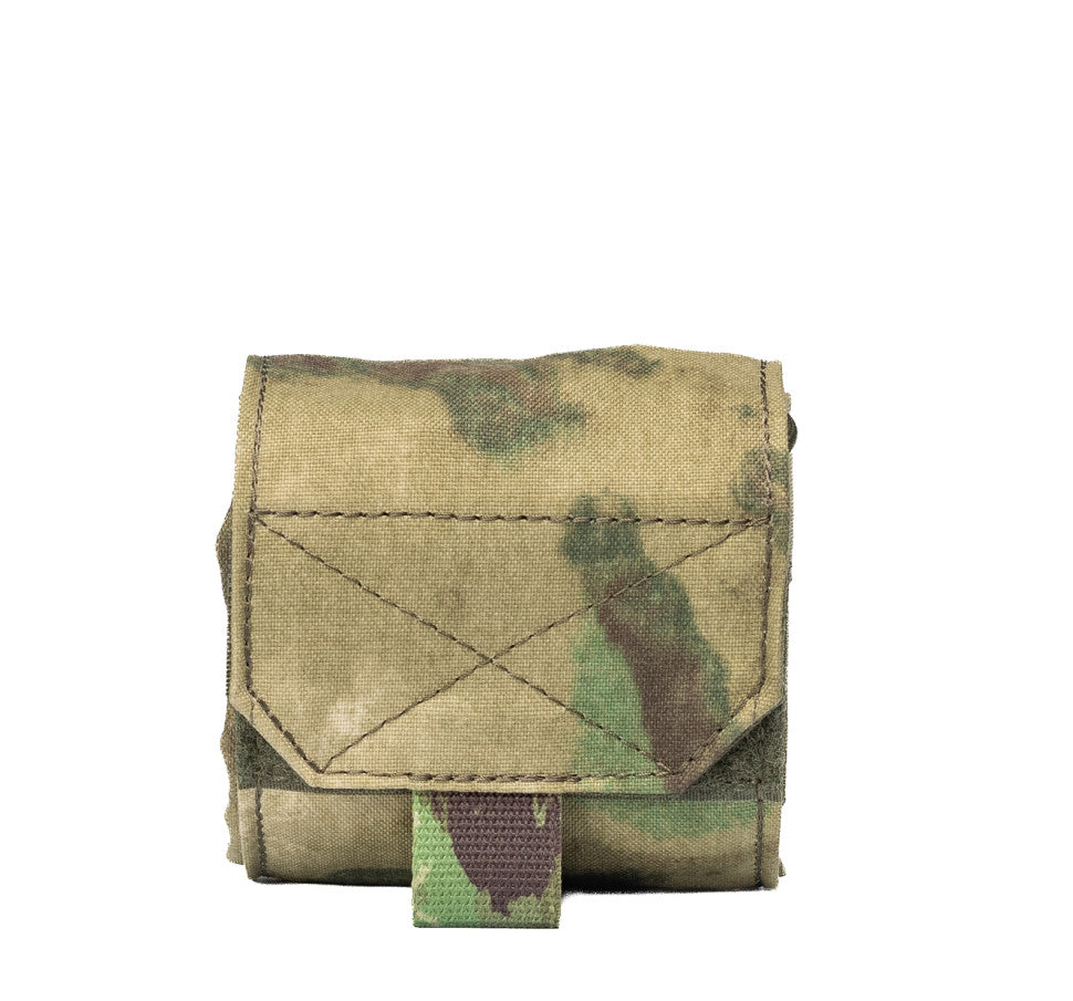 Russian Wartech UP-114 "Skatka" Folding Magazine Dump Pouch - ATACS-FG Moss Camo