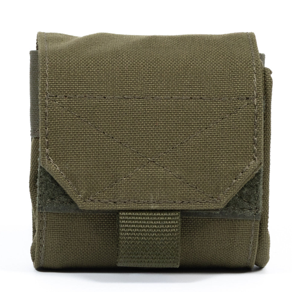 Russian Wartech UP-114 "Skatka" Folding Magazine Dump Pouch - Olive Camo