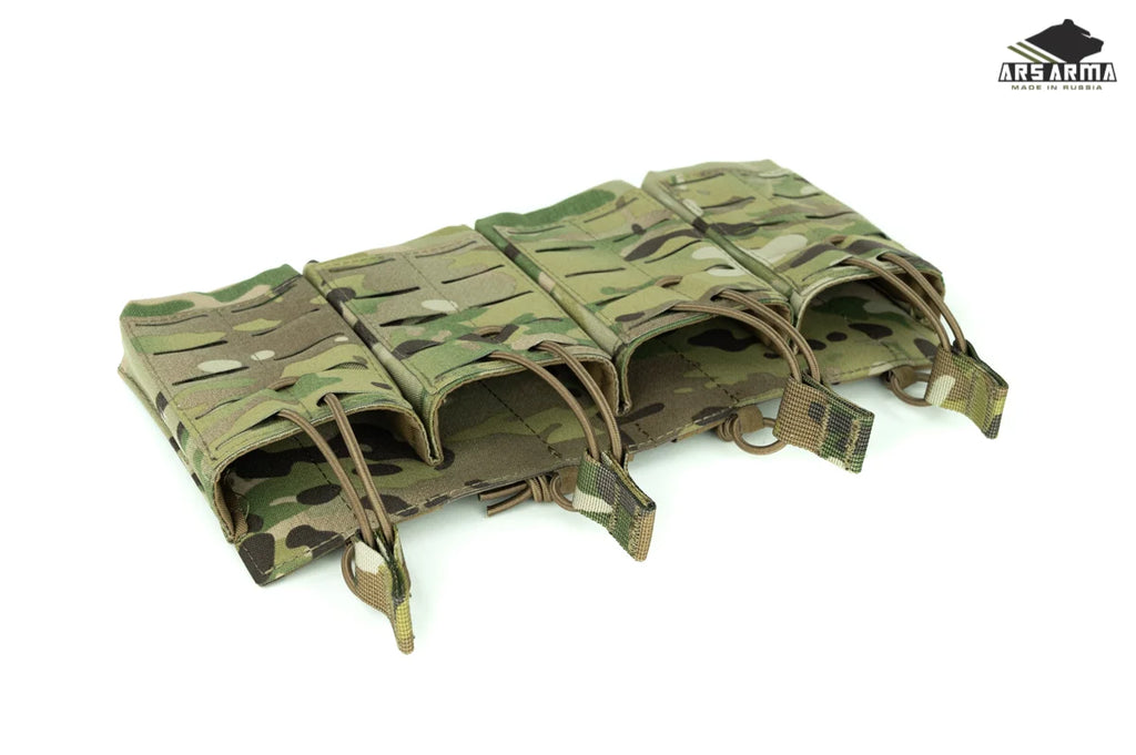 Russian Ars Arma Assault 2.0 Quad Mag Pouch - Multicam