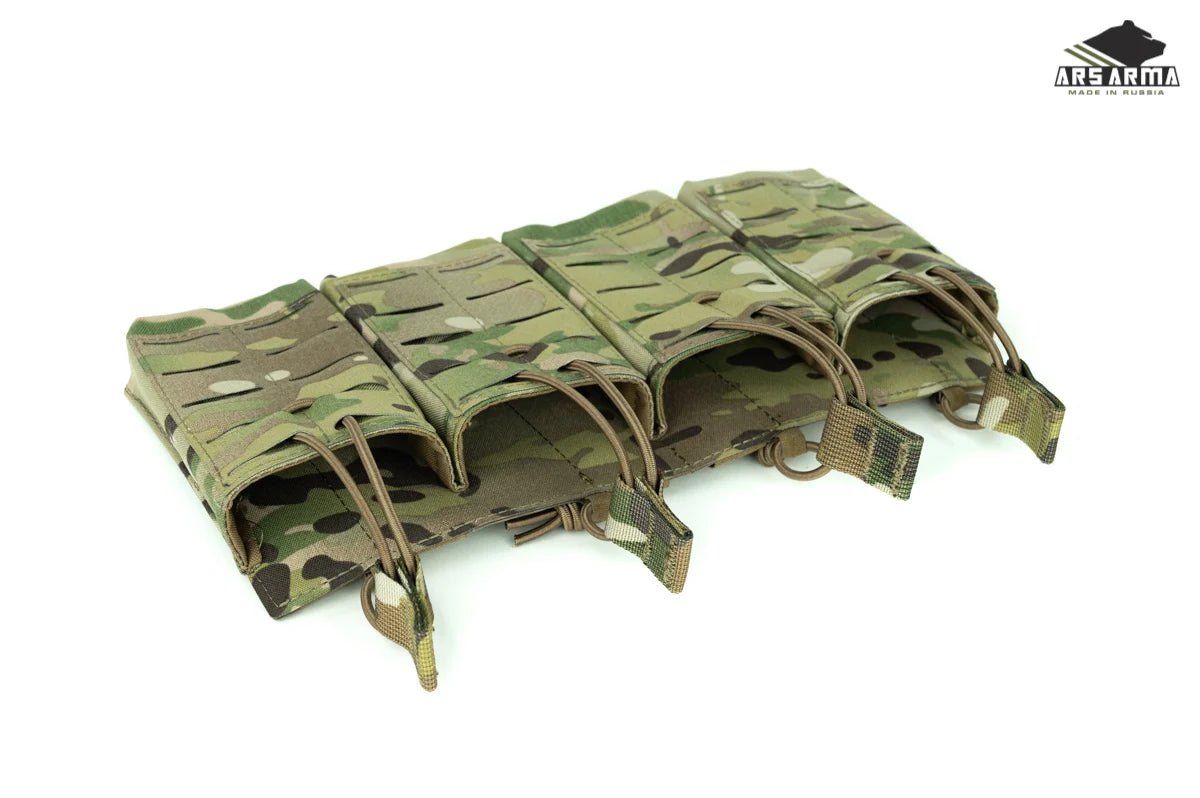 Russian Ars Arma Assault 2.0 Quad Mag Pouch - Multicam