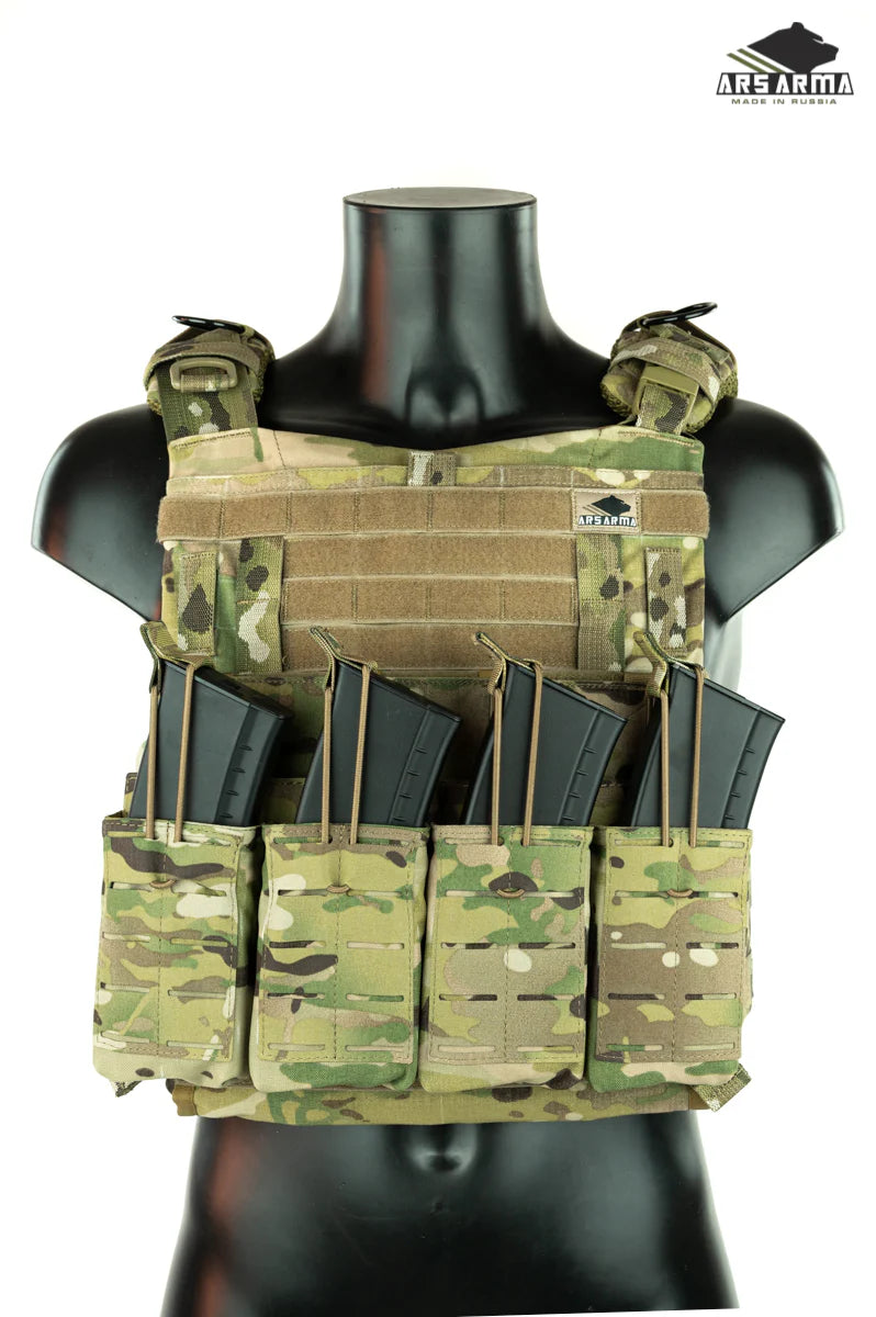 Russian Ars Arma Assault 2.0 Quad Mag Pouch - Multicam