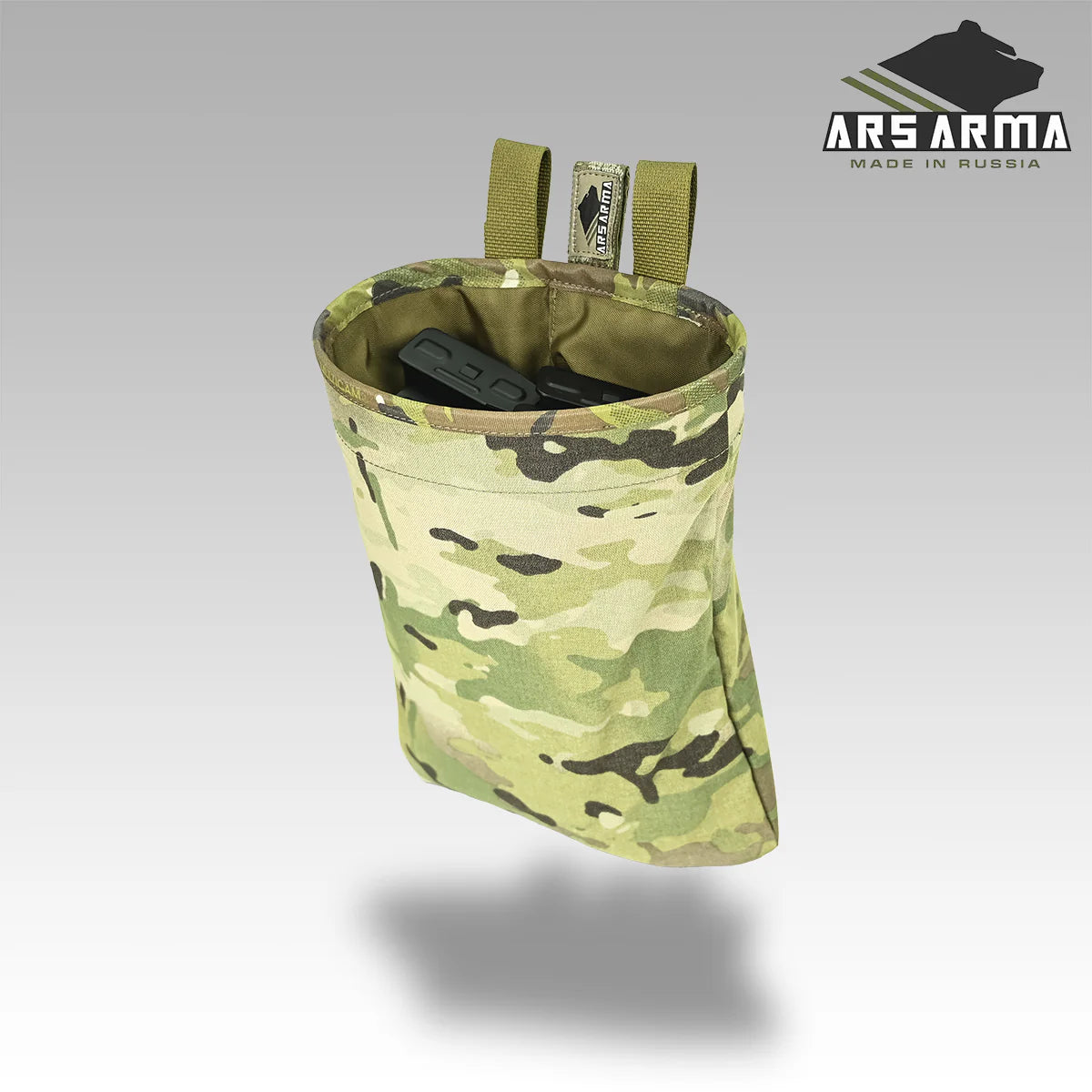 Russian Ars Arma A-21 Vombat Dump Pouch - Multicam Camo