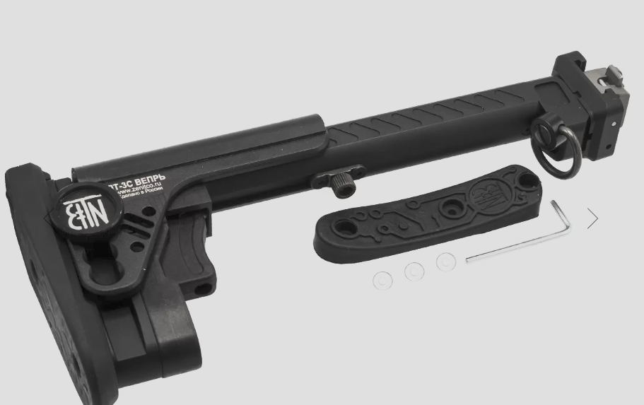 Preorder: Russian Zenitco PT-3S RPK/Vepr Telescopic Stock – Adjustable Rifle Stock