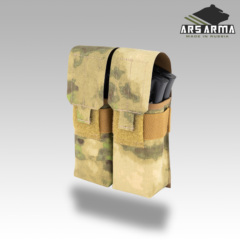 Russian Ars Arma 4x AK Mag Pouch Flap LC - ATACS Camo