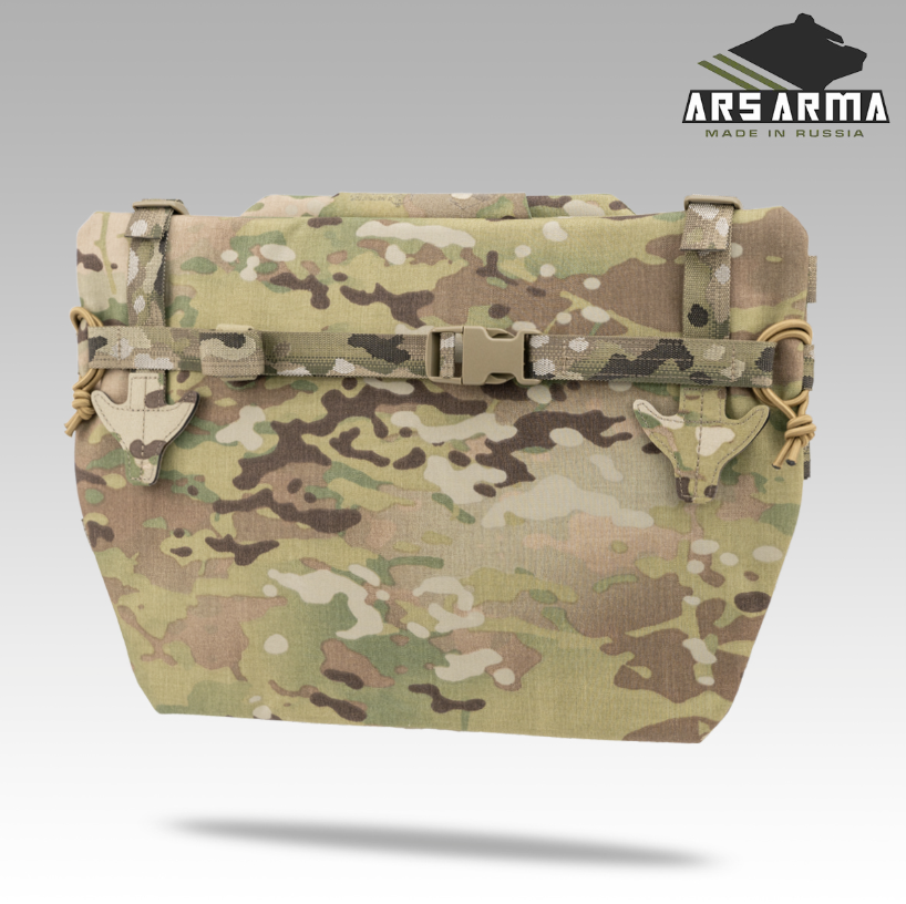 Russian Ars Arma "A-24 Navakha" Foldable Ballistic Seat Pad - Multicam