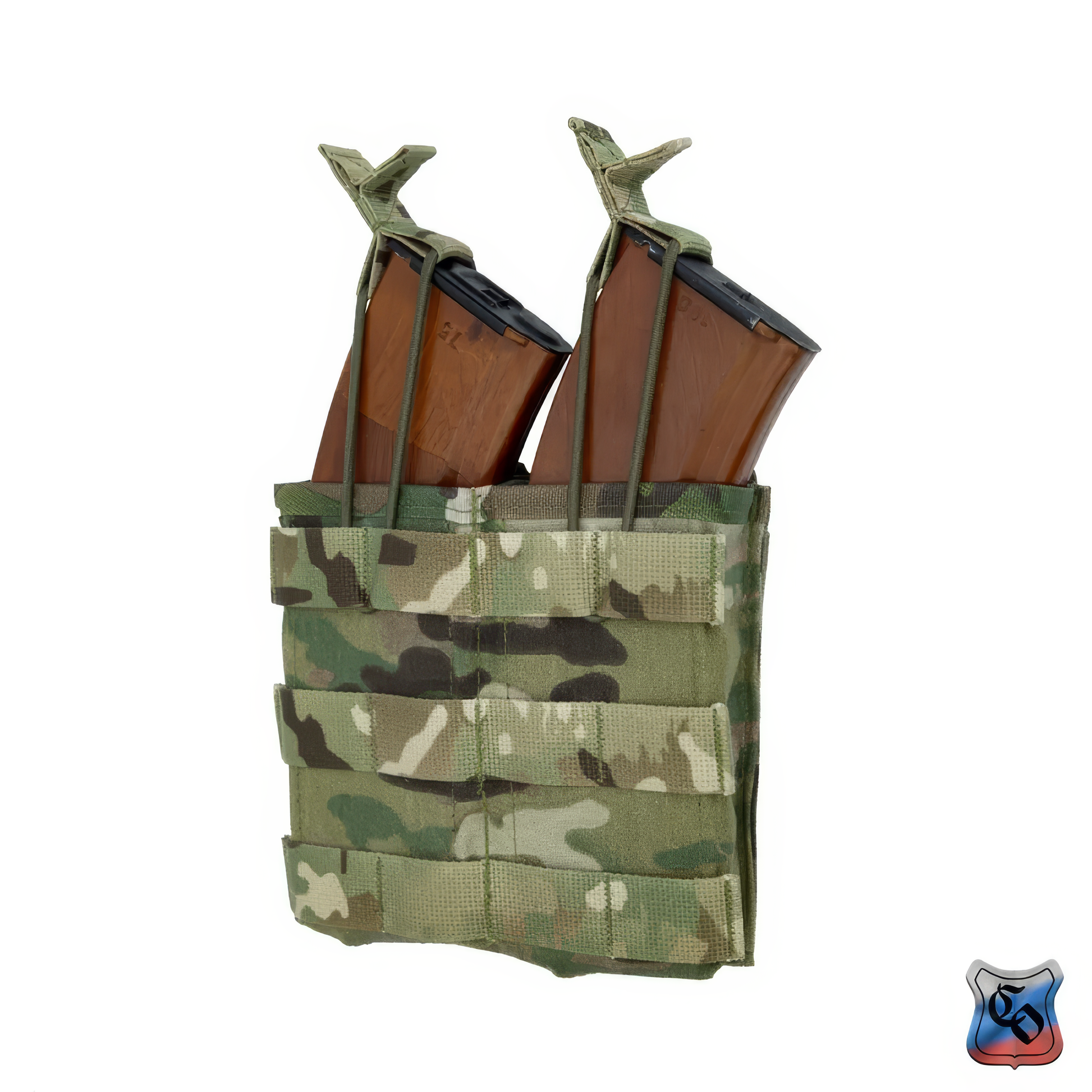 Preorder: Russian SSO AKM 2 MOLLE Double AK Magazine Pouch - Open Top