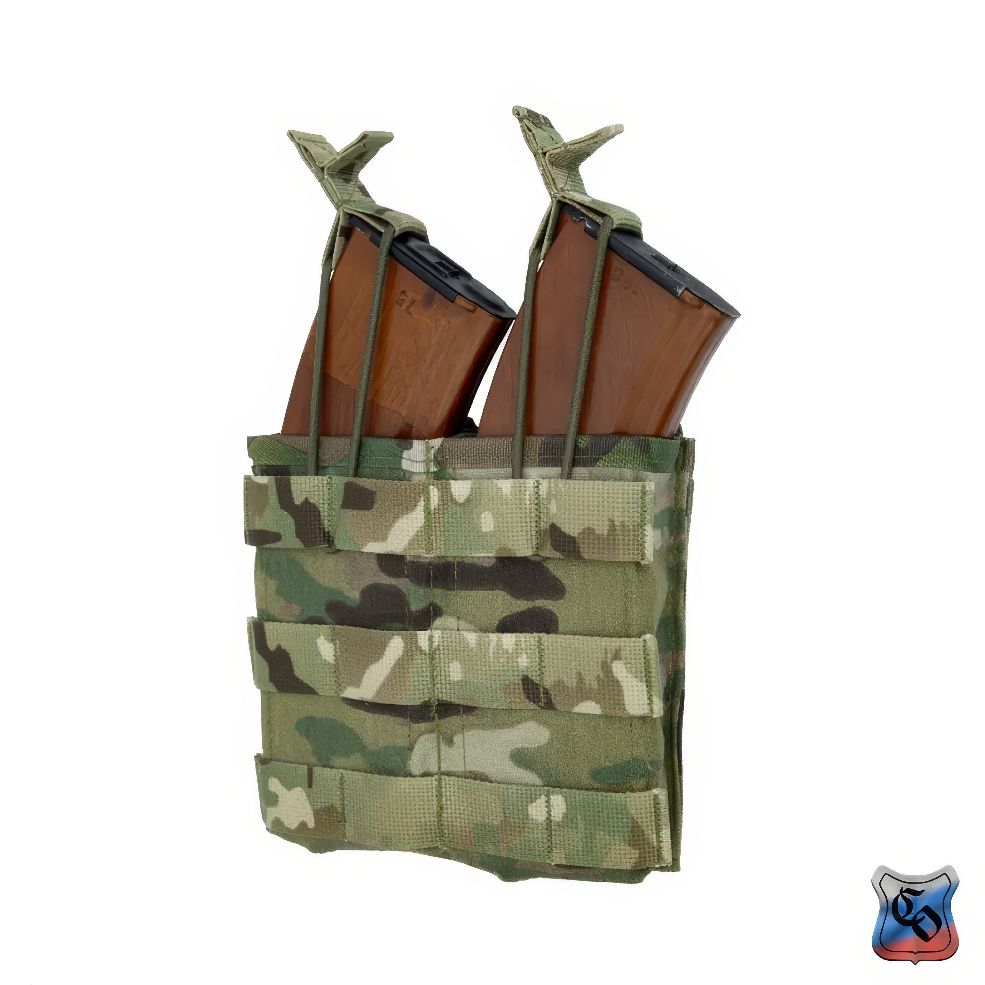 Preorder: Russian SSO AKM 2 MOLLE Double AK Magazine Pouch - Open Top