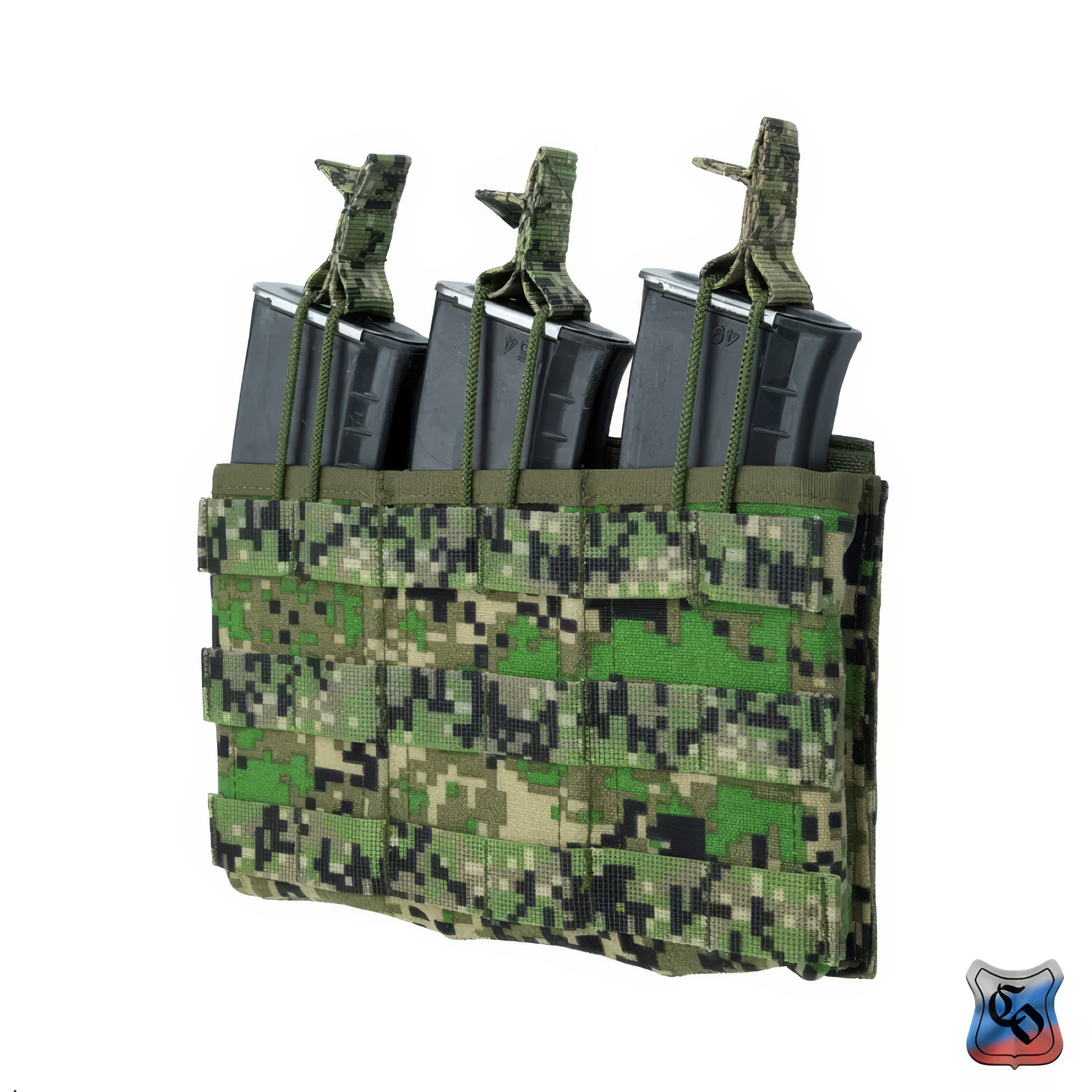 Preorder: Russian SSO AKM 3 MOLLE Triple AK Magazine Pouch - Open Top