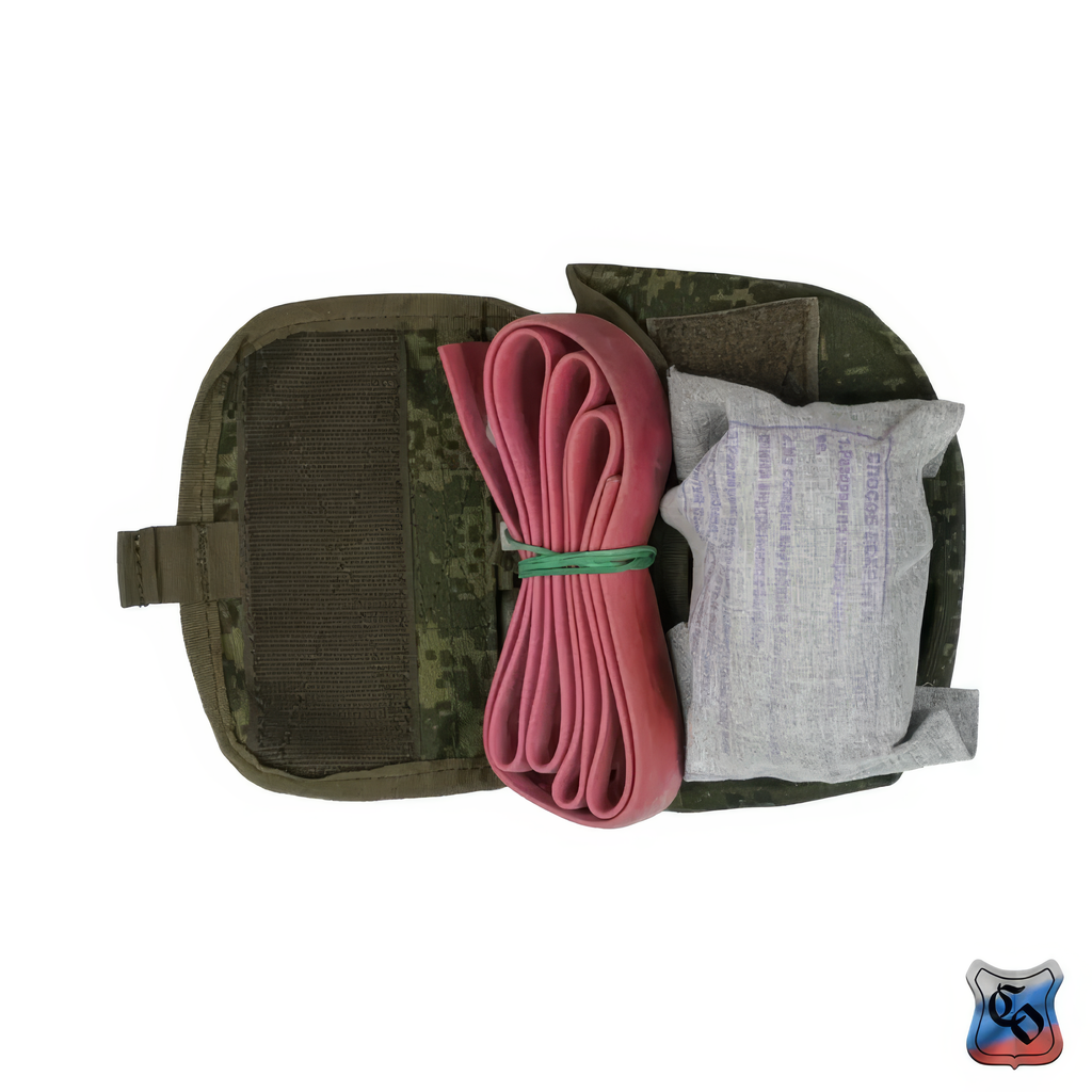 Preorder: Russian SSO IPP MOLLE Pouch with Velcro - For Individual Dressing/First Aid Kit