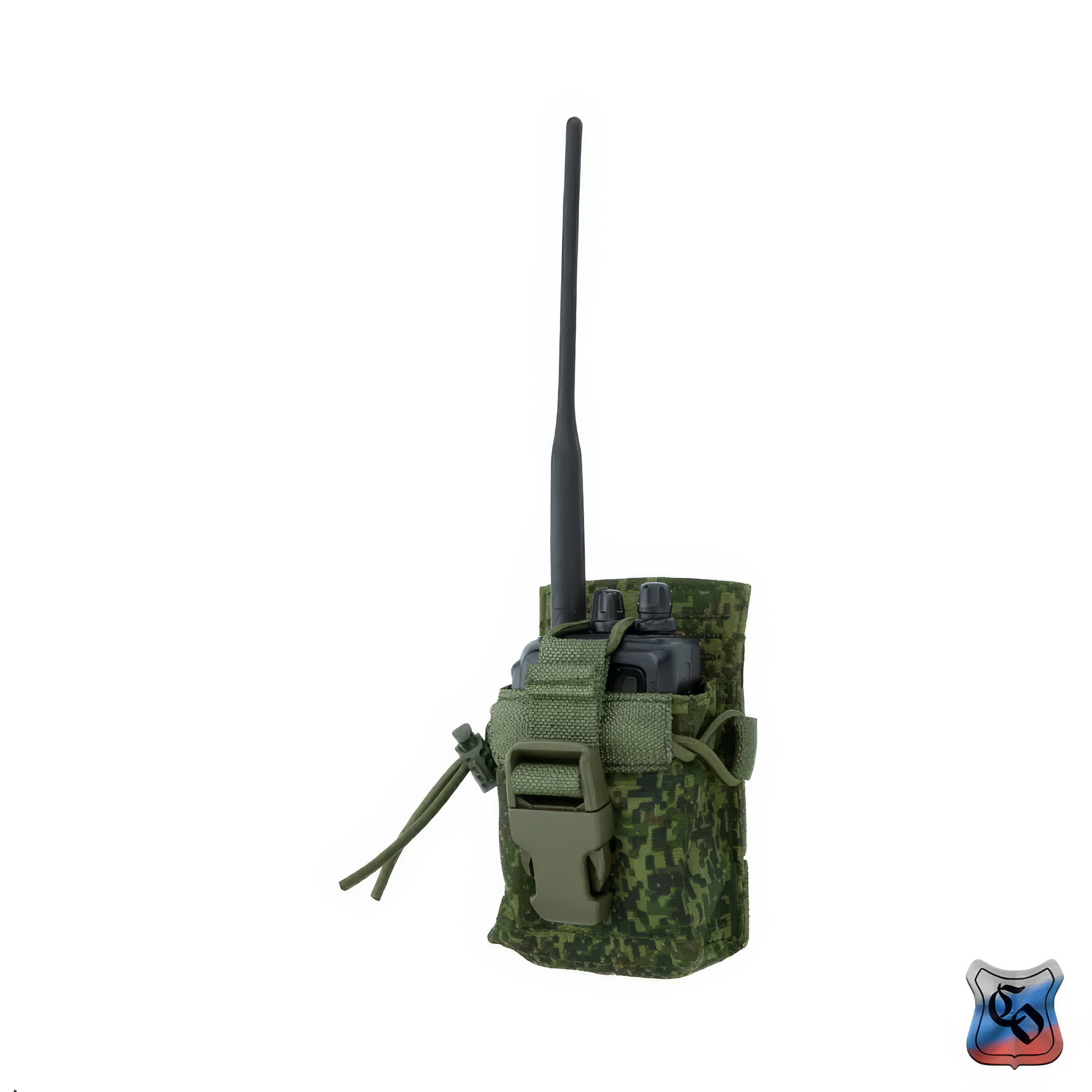 Preorder: Russian SSO PRS 2 MOLLE Double Radio Pouch - Open Top with Fastex & Tensioner