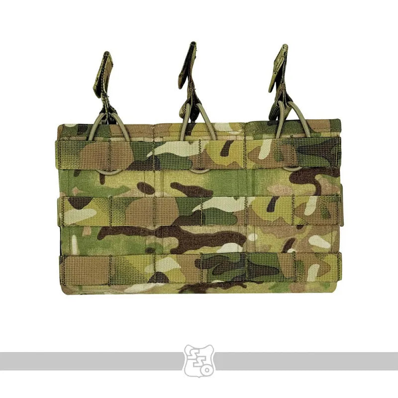 Russian SSO Triple AKM Magazine Pouch - Open Top - Multicam