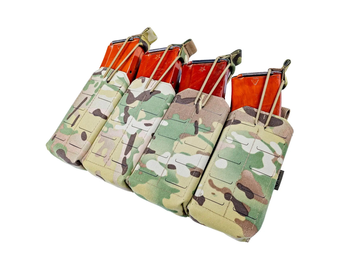 Preorder: Russian Gear Craft Rigid Assault Rifle Quad Mag Pouch - 4x1 Fast Mag MOLLE