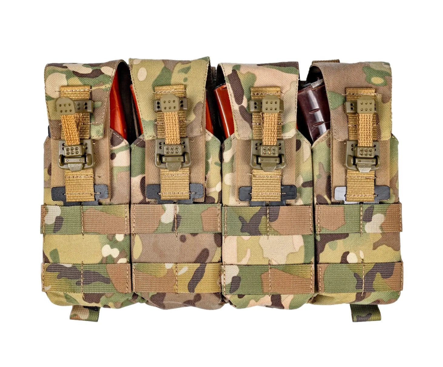 Preorder: Russian Gear Craft Hard Quad Mag Placard - Silent Flap Closure Pouch
