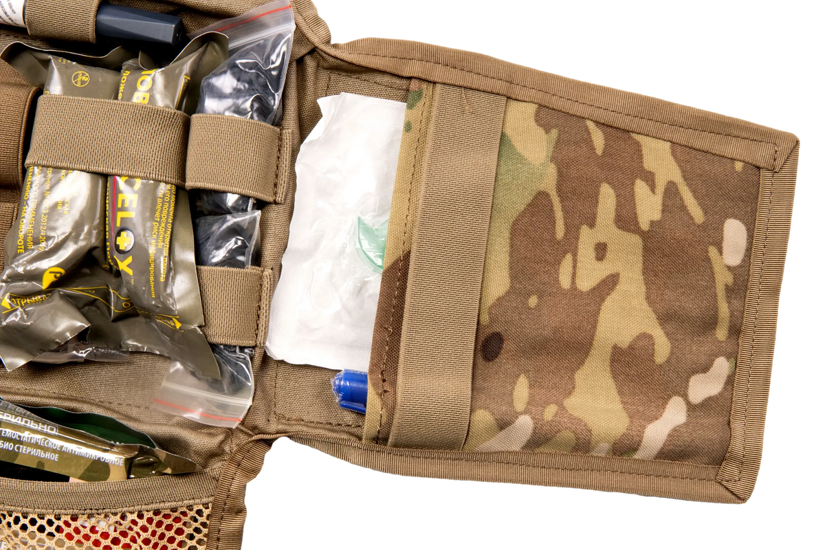 Preorder: Russian Gear Craft Horizontal Rip-Away IFAK Pouch - Tactical Tear-Off Medical Bag