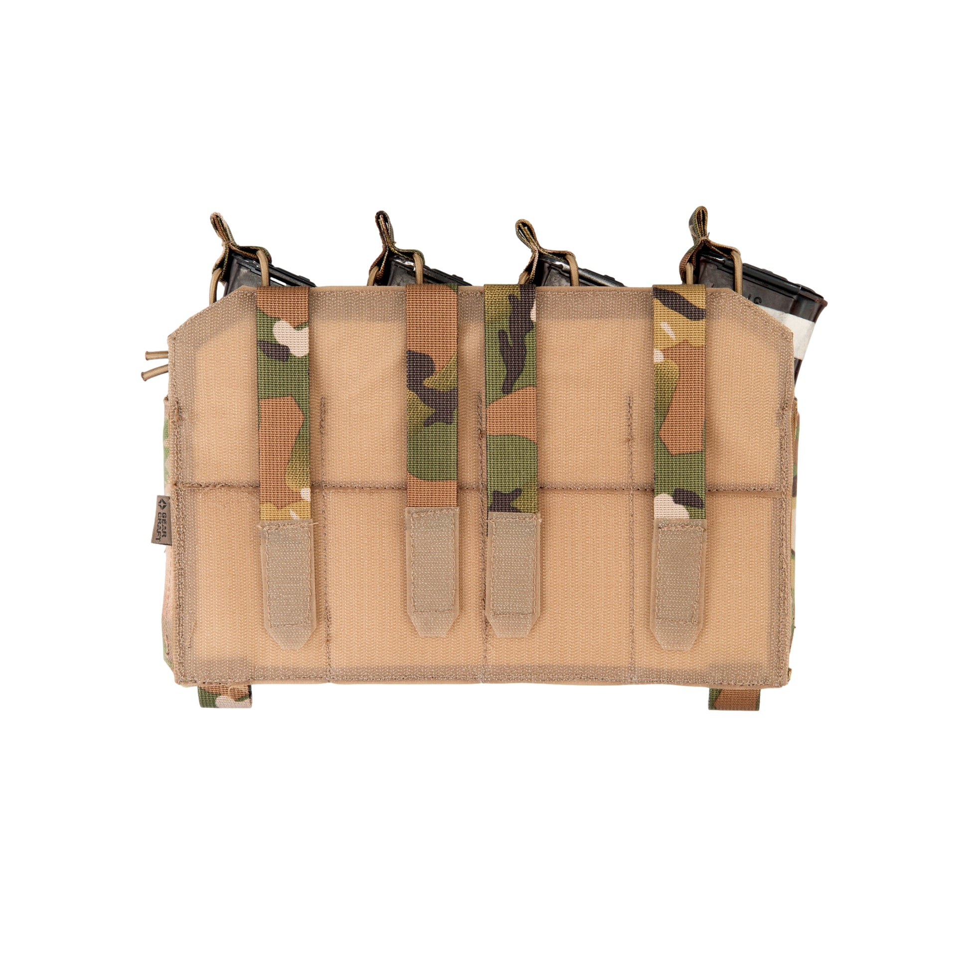Russian Gear Craft HARD Quad AK/AR Magazine Placard - Multicam