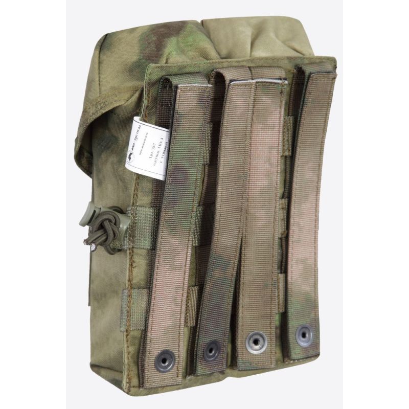Preorder: Russian Ana Tactical AK Double Magazine Pouch Secure Flap MOLLE - Various Camo