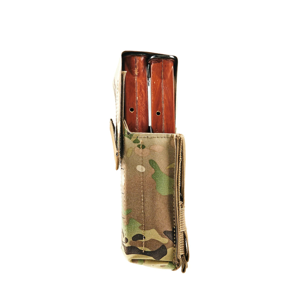 Preorder: Russian Gear Craft Rigid Assault Rifle Double Mag Pouch - 1x2 Flap Closure MOLLE