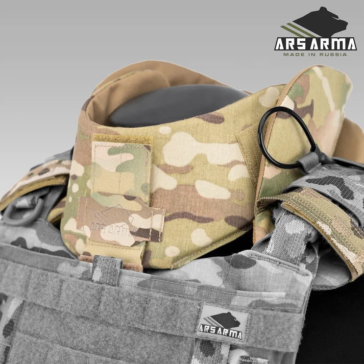 Russian Ars Arma Universal Tactical Neck Protection System - Multicam