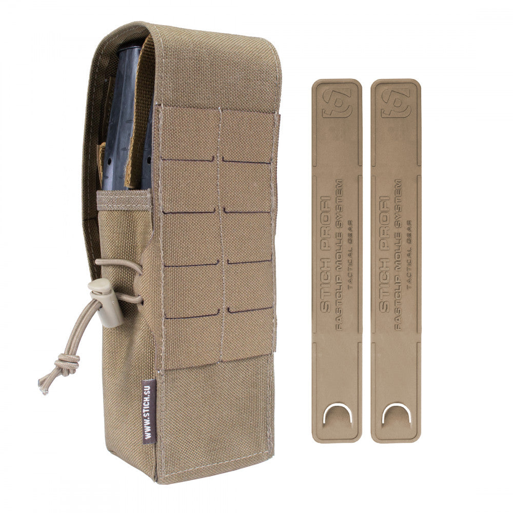 Preorder: Russian Stich Profi Tactical MOLLE Single Double AK Magazine Pouch Fastclip with Elastic Cord Light V.3