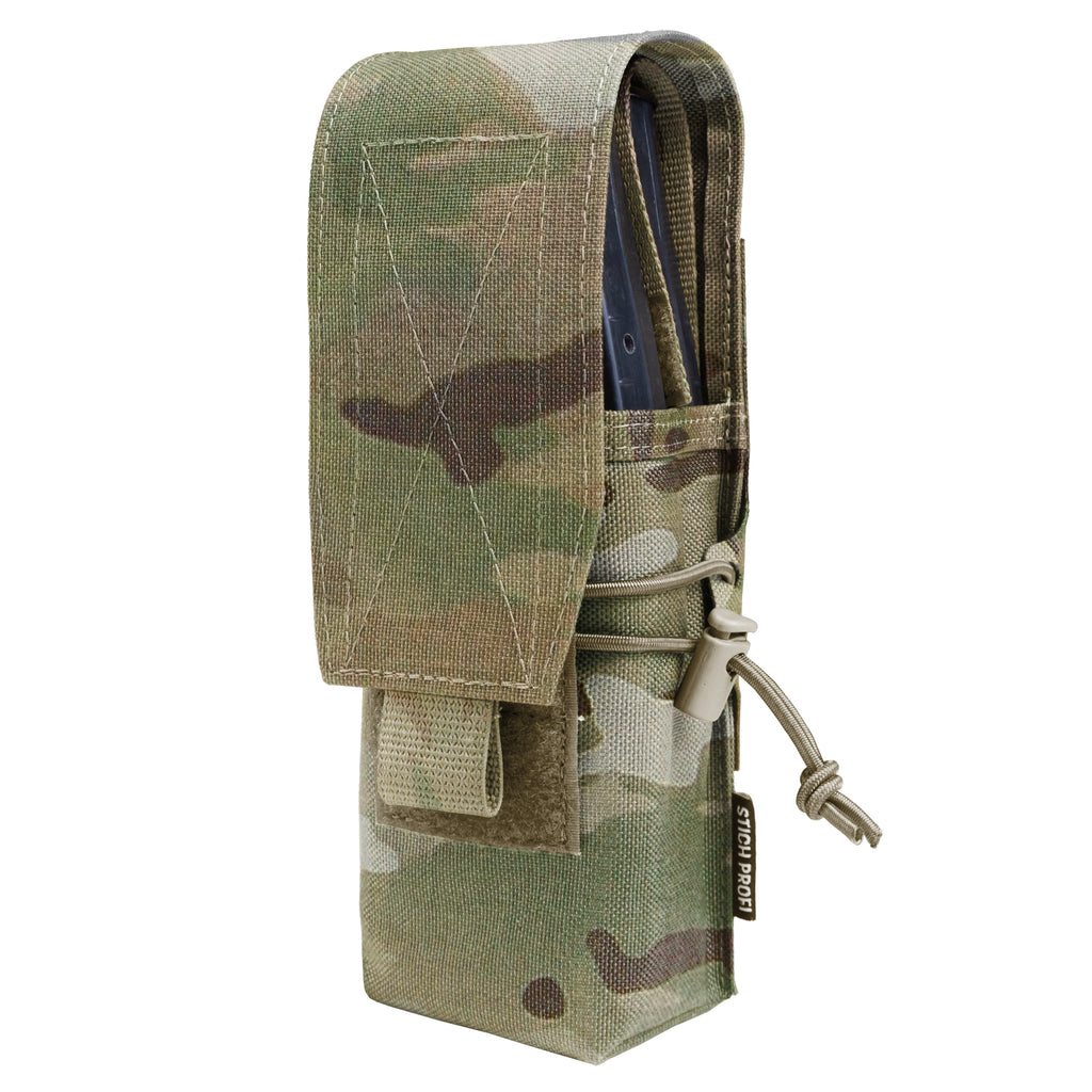 Preorder: Russian Stich Profi Tactical MOLLE Single Double AK Magazine Pouch Fastclip with Elastic Cord Light V.3