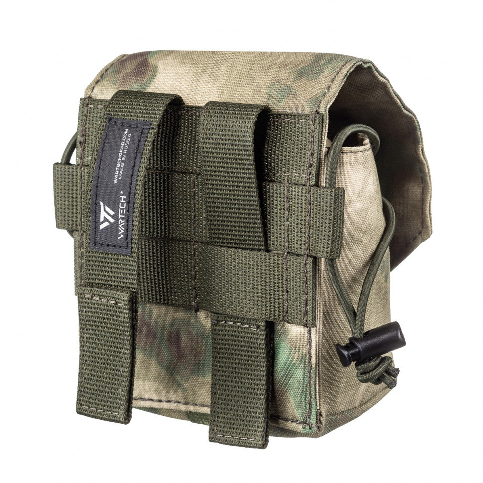 Russian Wartech MP-114 Double SVD Magazine Pouch - ATACS-FG Moss Camo
