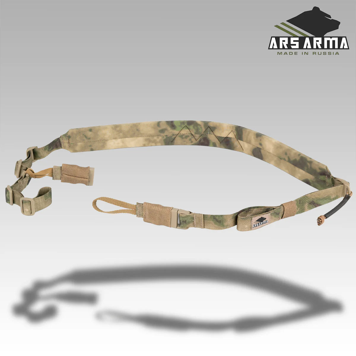 Russian Ars Arma A-22 Elastic Gun Sling - ATACS FG Camo
