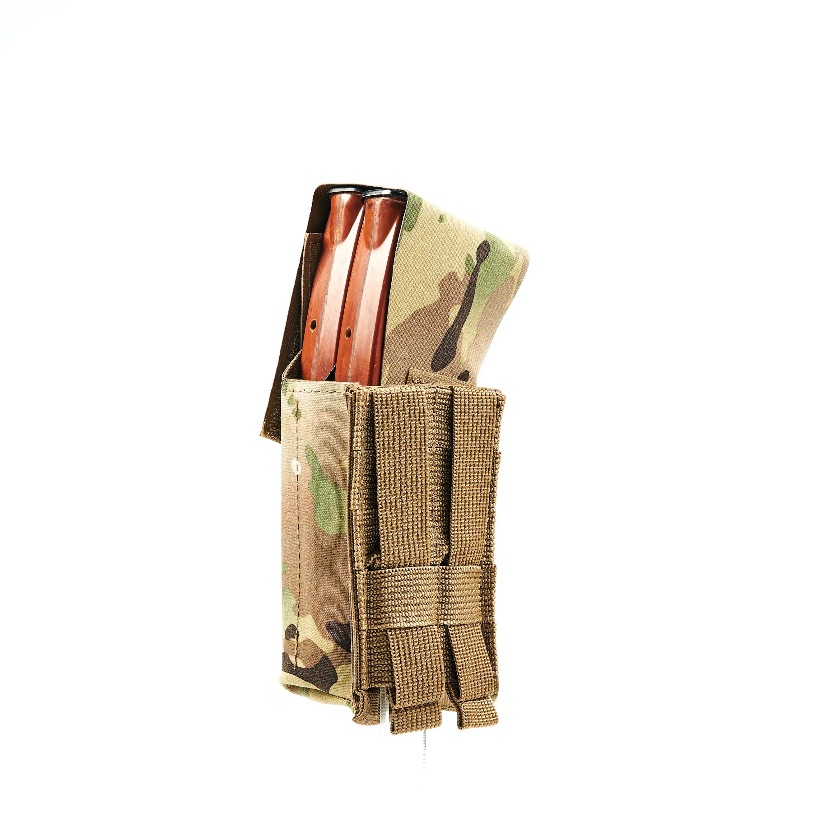 Preorder: Russian Gear Craft Rigid Assault Rifle Double Mag Pouch - 1x2 Flap Closure MOLLE