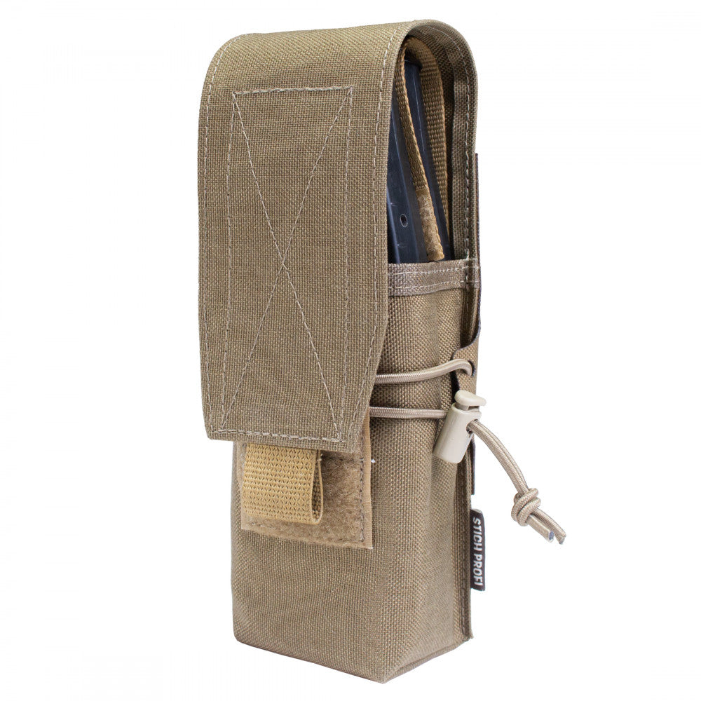Preorder: Russian Stich Profi Tactical MOLLE Single Double AK Magazine Pouch Fastclip with Elastic Cord Light V.3