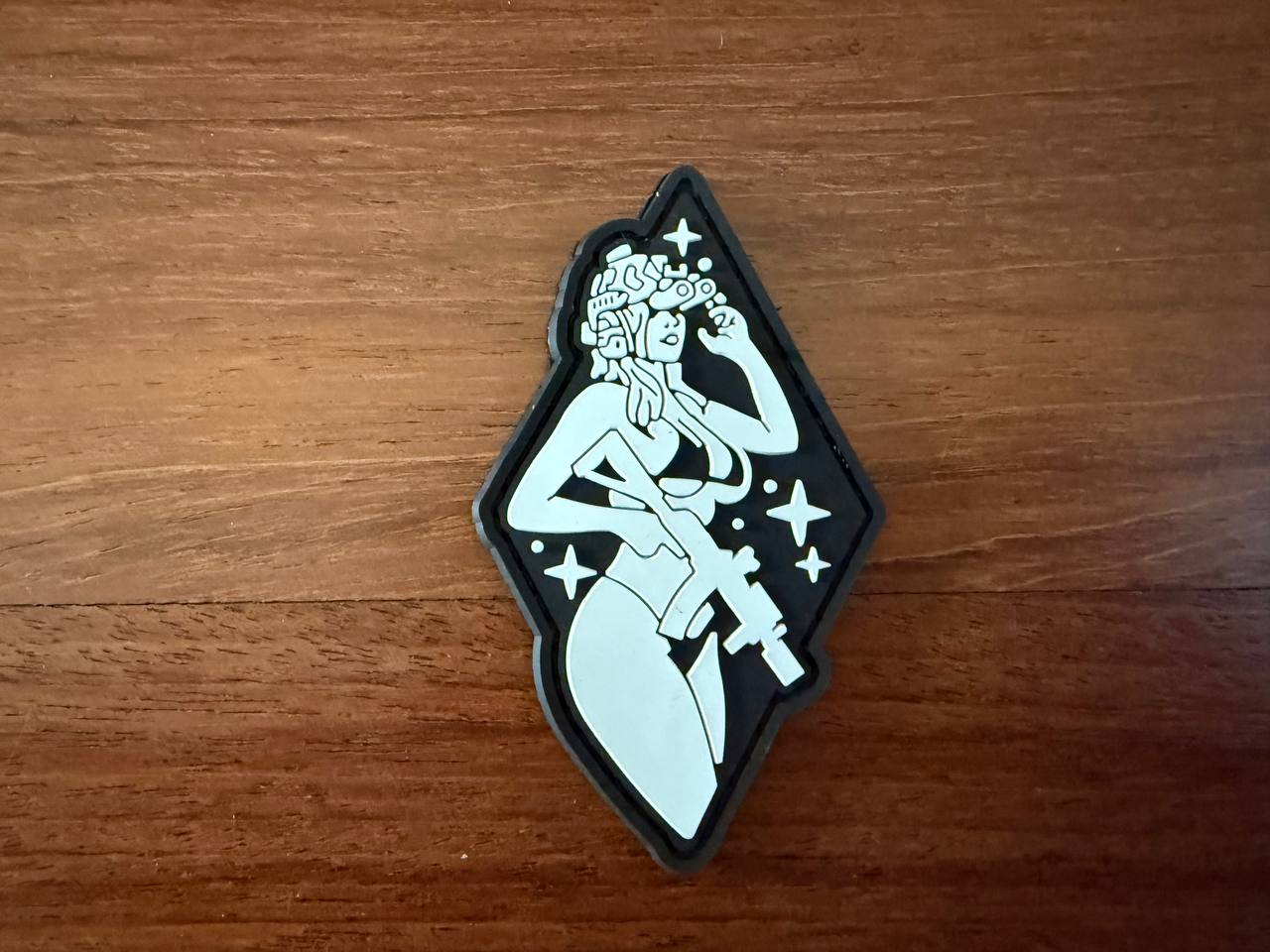 Russian Pin-up Tactical Girl Operator Badge - Military Patch