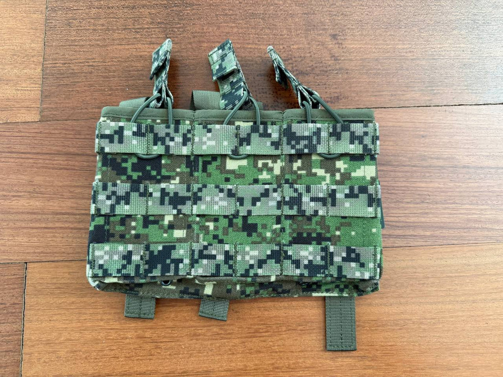 Russian SSO Tactical Placard AK Mag Pouch Triple 3x SPECTRE Camouflage MOLLE