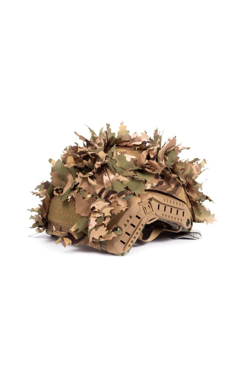 Russian Multicam Helmet Leaf Cover