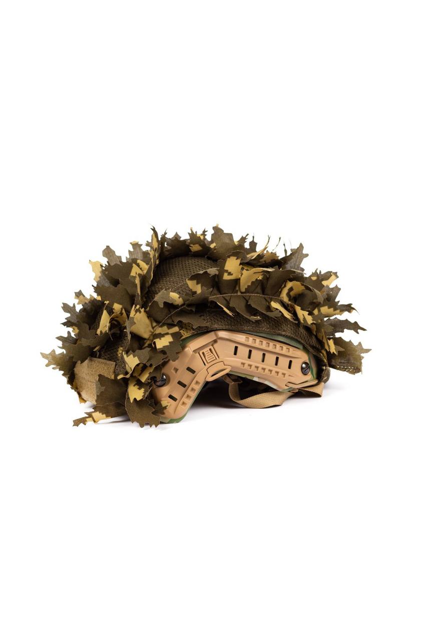 Russian Gold Berezka KLMK Helmet Leaf Cover