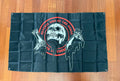 Russian RSOTM Black and Red with Skull Flag 150 x 90cm