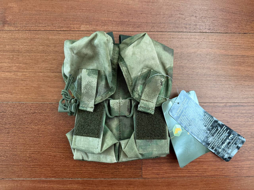 Russian Ana Tactical 4-Cell Magazine Pouch - ATACS FG / Moss Camo - MOLLE