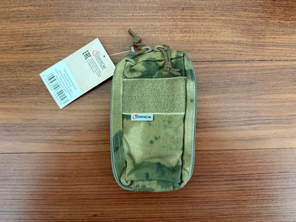 Russian Tekhinkom Vertical Utility Pouch - ATACS FG / Moss Camo MOLLE