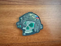 Glow-in-the-Dark Eyes Tactical Skull Badge - NVG Russian Patch
