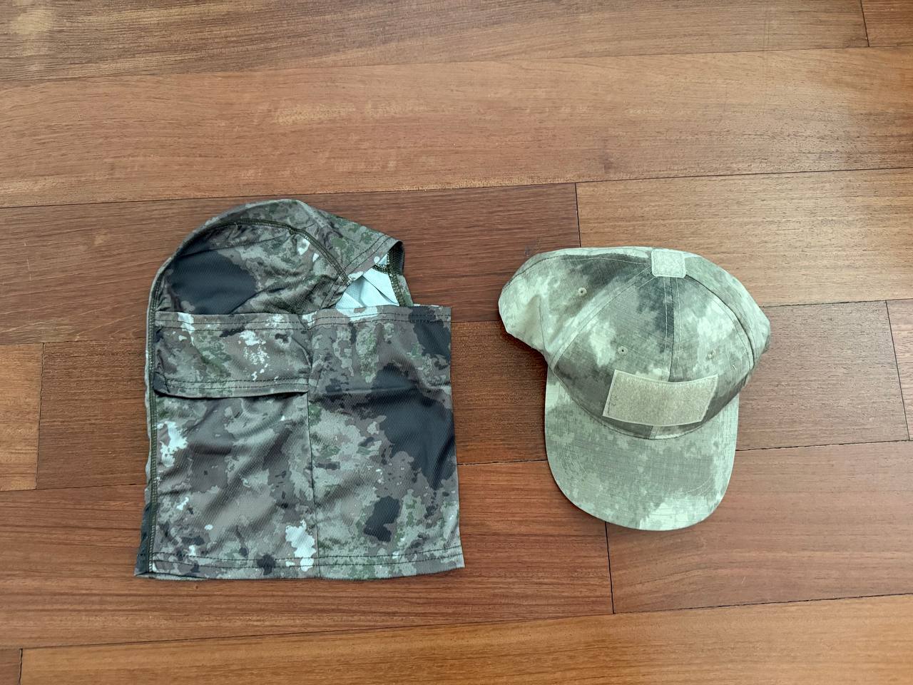 Russian Bundle Summer Tactical Balaclava - ATACS AU Camo + Military Cap Set