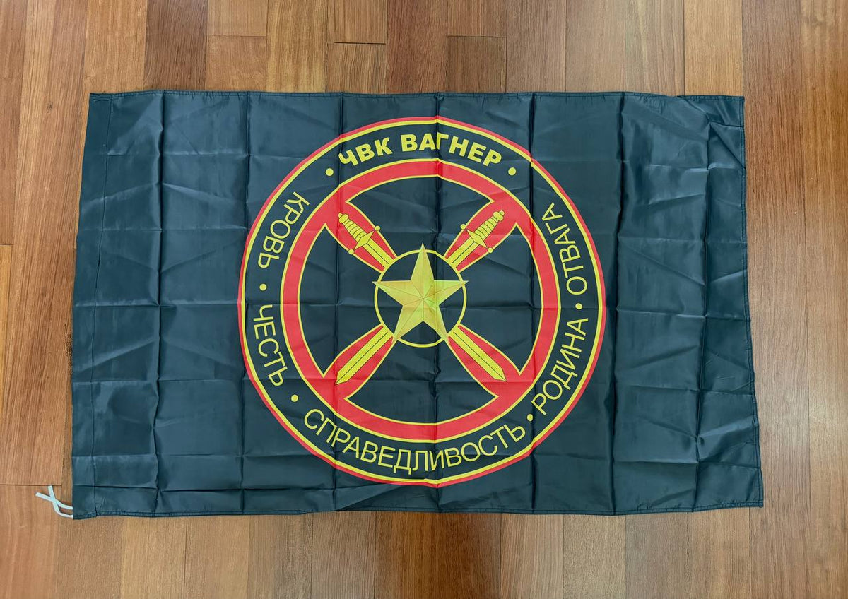 Russian PMC Wagner "Blood Honor Courage" Flag - 90x150cm Banner