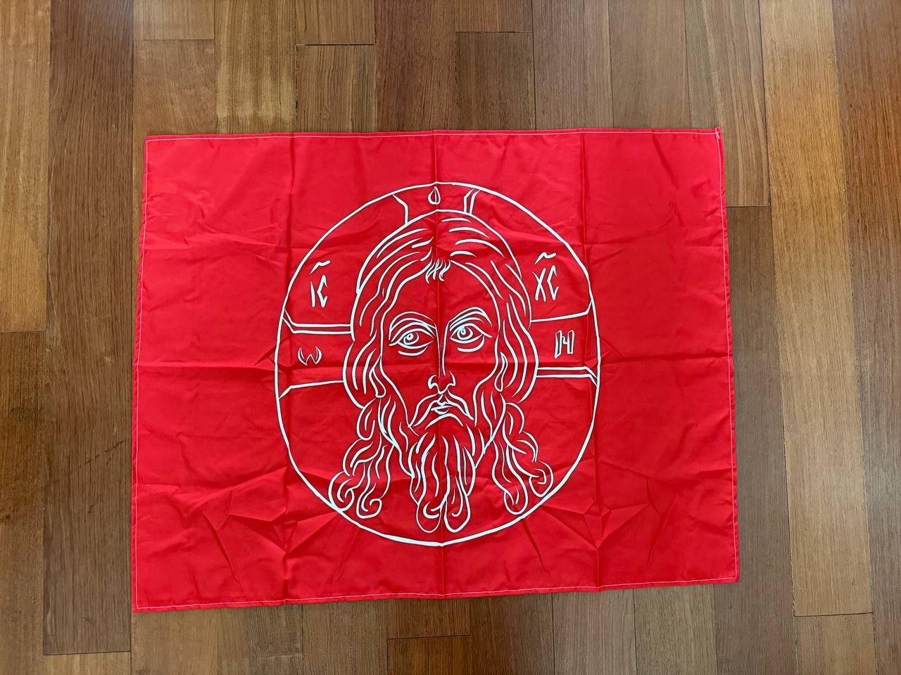 Russian Orthodox Christ Red Flag - 37x29in Banner