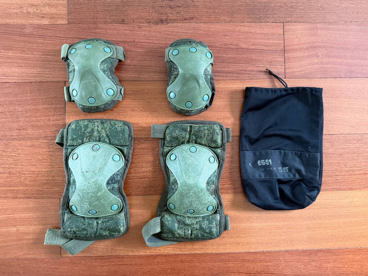 Russian 6B51 Knee and Elbow Pad Set