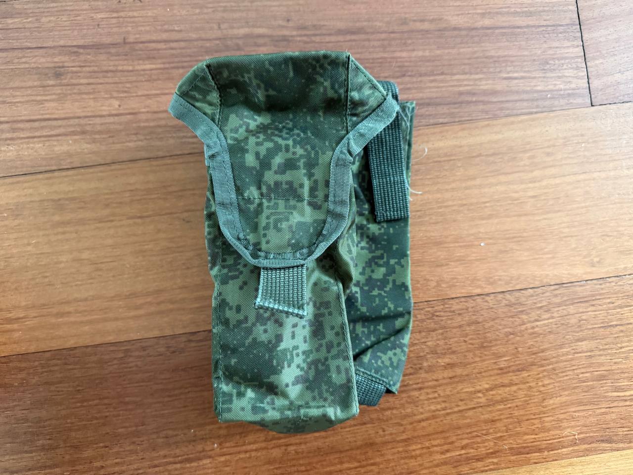 Russian Ratnik Left-Handed AK Dual Magazine Pouch with ROP Flare - Old Gen