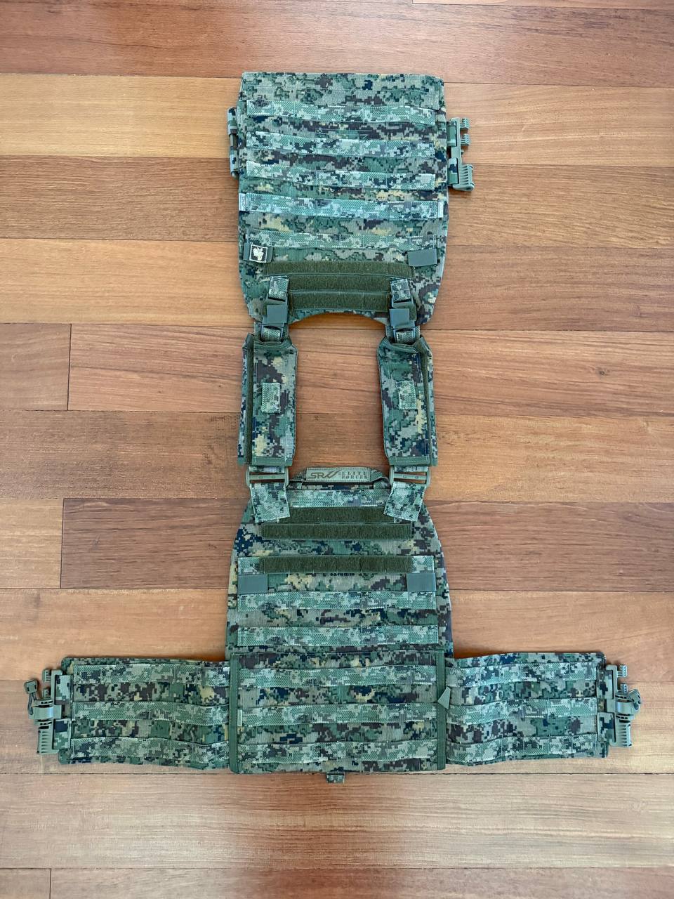 Russian SRVV Thorax ROC Plate Carrier Vest - SURPAT Camouflage