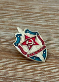 Russian Vintage Soviet KGB Badge Pin - USSR Shield & Sword Replica