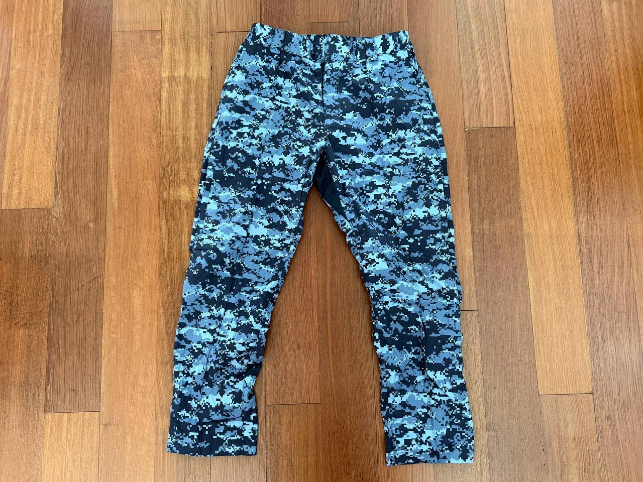 Russian FSIN/MVD Summer Uniform Pants - Digital Blue DOT Camo, Size 54-4